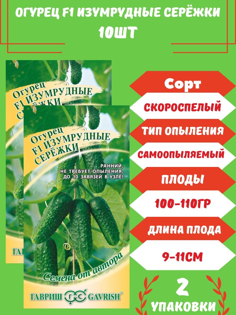 Огурцы изумрудные сережки отзывы фото