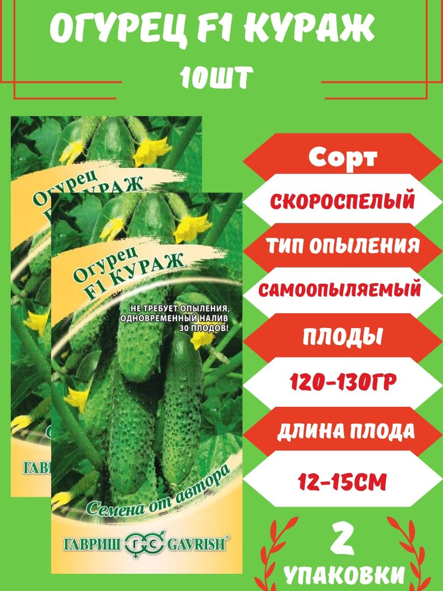 Кураж Огурцы Купить Семена