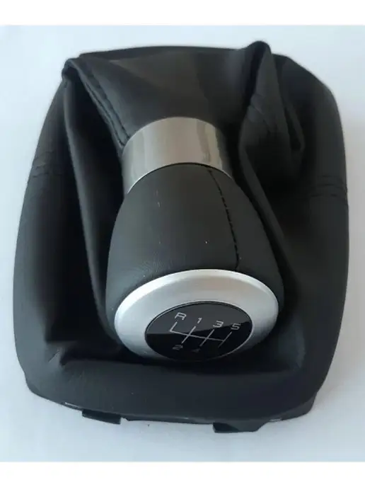 AVGautoparts Ручка КПП с чехл.черн.с рамк.(5 пер) SEAT ALHAMBRA 00-10, черный