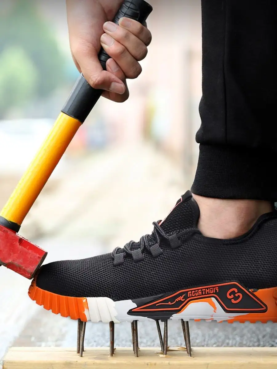 Защитные кроссовки рабочие с железным носом дышащие ботинки X-Plode  142220527 купить за 2 689 ₽ в интернет-магазине Wildberries