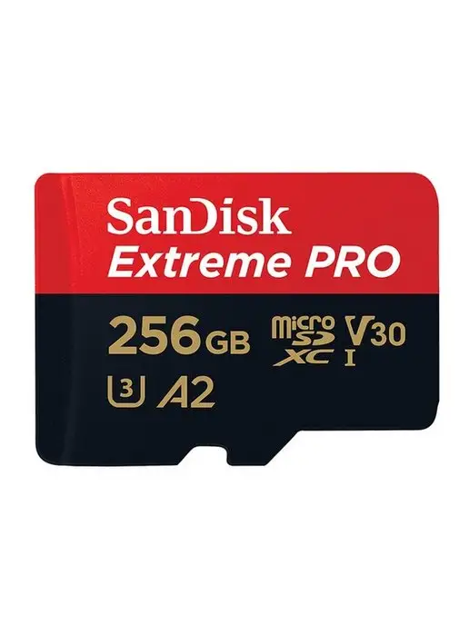 Sandisk Карта памяти Extreme pro MicroSDXC 256 ГБ, UHS-I, U3