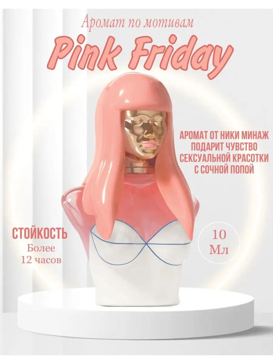 Парфюм Nicki Minaj Pink Friday духи ники Минаж ароматы Fragnance From UAE  142335517 купить за 599 ₽ в интернет-магазине Wildberries