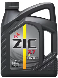 X7 LS 5W30 синтетическое моторное масло 4л ZIC 142383126 купить за 2 602 ₽ в интернет-магазине Wildberries