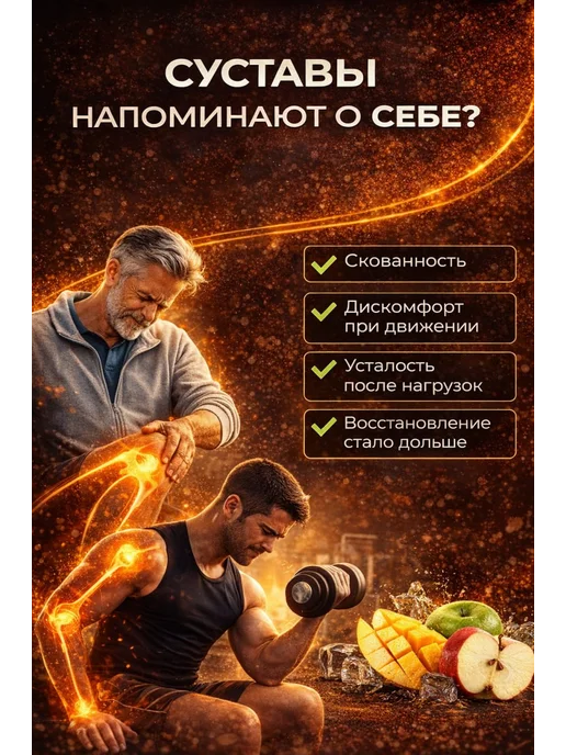 SportLine Nutrition Glucosamine Chondroitin MSM Глюкозамин хондроитин 500 киви, вариант, фото 2