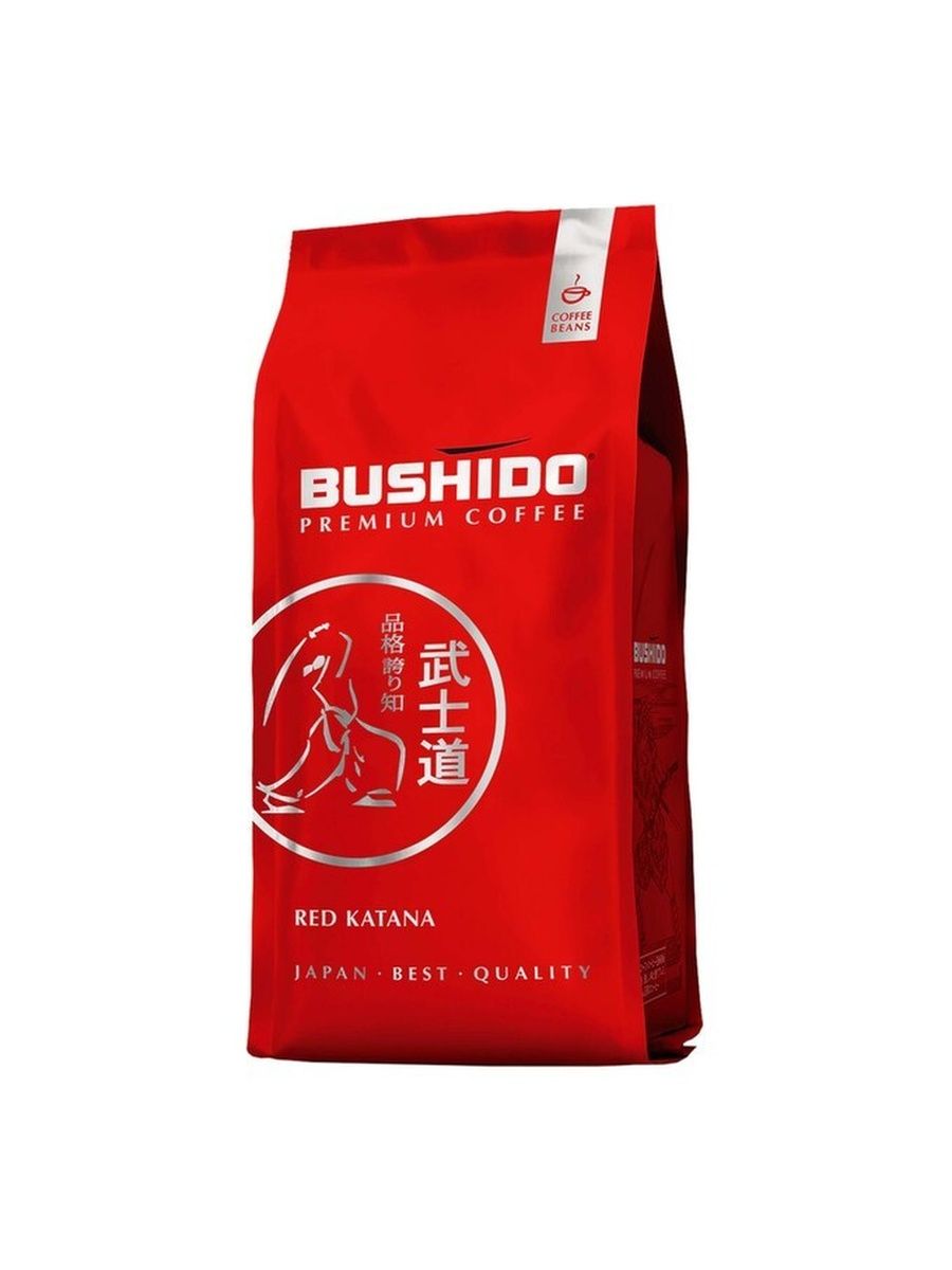 Кофе в зернах bushido red. Бушидо кофе в зернах.