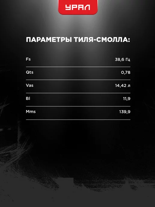 URAL Сабвуфер 10 дюймов в машину Урал Молния 10, вариант, фото 5