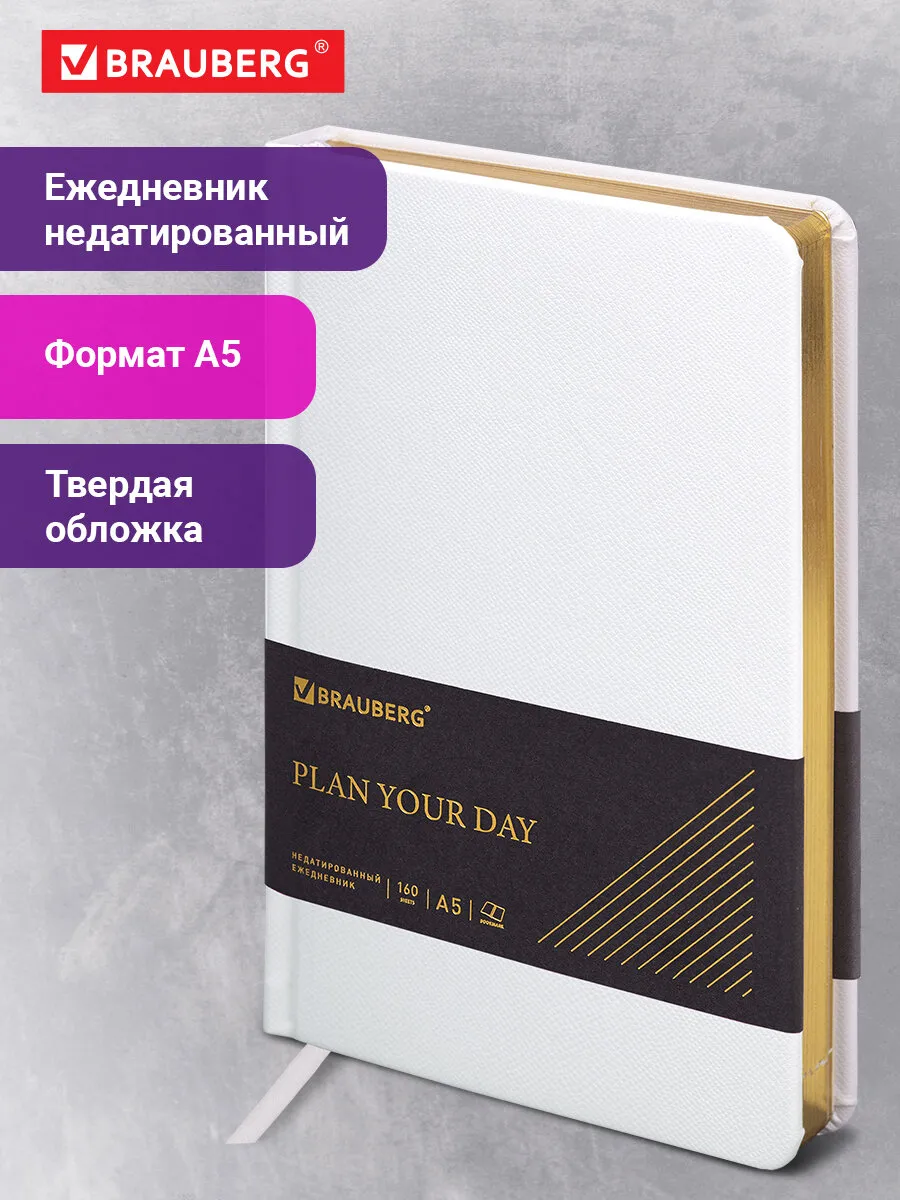 Ежедневник-планер/записная книжка/блокнот недатированный А5