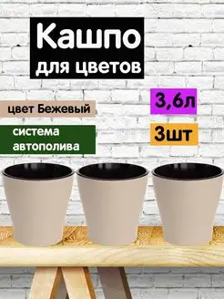 Кашпо для цветов набор Альтернатива 142730947 купить за 831 ₽ в интернет-магазине Wildberries