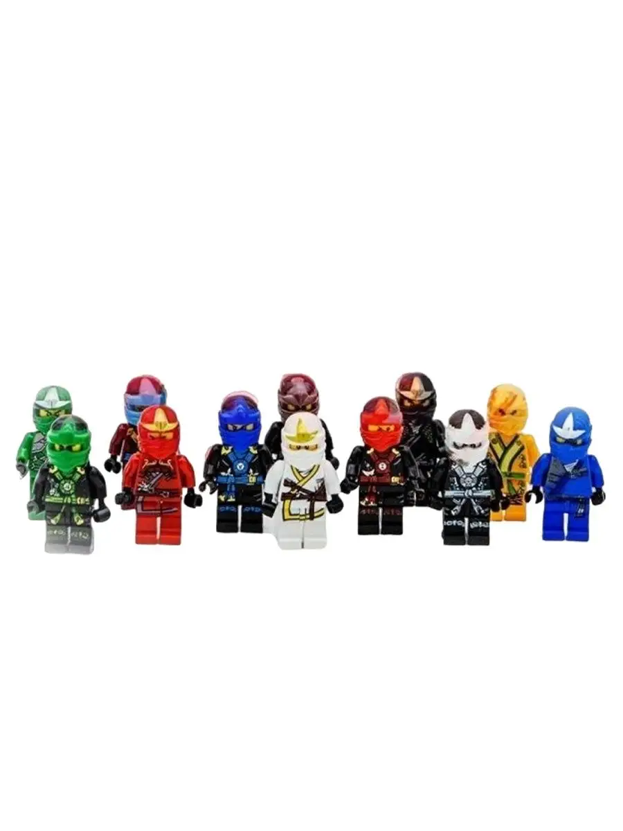 Фигурки Лего человечки Ниндзя Го NinjaGo игрушки подарок Domi Toys  142753595 купить за 559 ₽ в интернет-магазине Wildberries