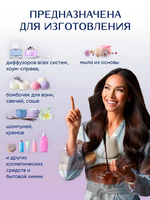 Ampliter Отдушка косметическая Горячий шоколад 100 мл, 100 мл, фото 2