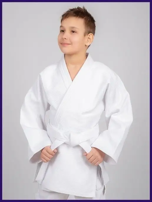 Sensei Кимоно для дзюдо Дзюдоги, белый, фото 7