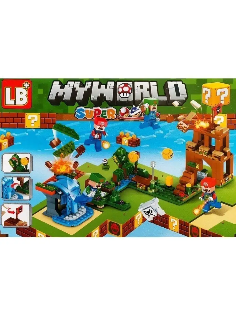 Lego minecraft mario on sale