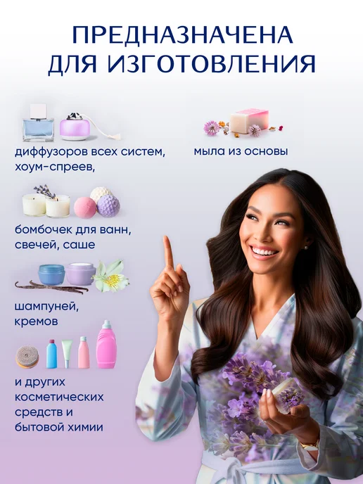 Ampliter Отдушка ароматизатор Лаванда 100мл, 100 мл, фото 2