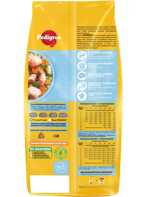 Сухой корм PEDIGREE для собак, говядина, 13 кг, фото 3