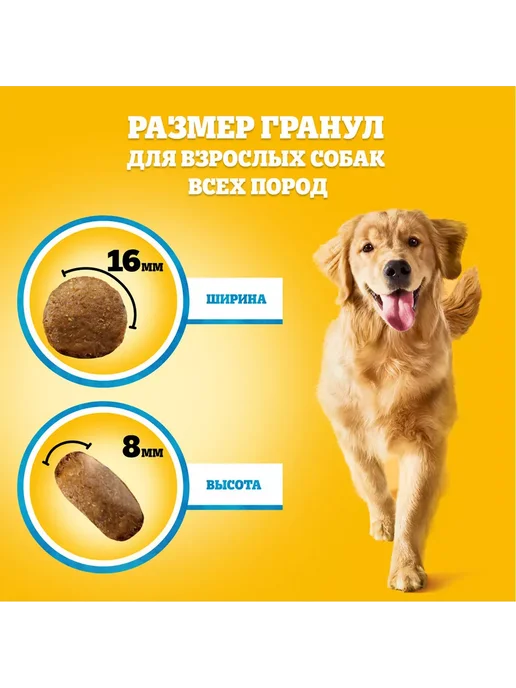 Сухой корм PEDIGREE для собак, говядина, 13 кг, фото 7