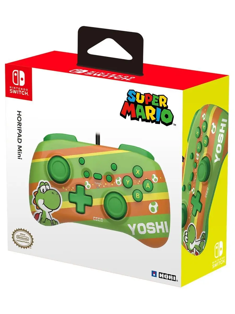 Геймпад HORIPAD Mini (YOSHI) для консоли Switch (NSW-368U) Hori 142957348  купить за 3 806 ₽ в интернет-магазине Wildberries