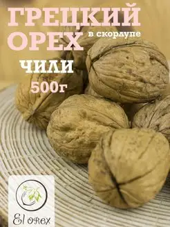 Грецкий орех в скорлупе отборный Чили -500гр El orex 143006138 купить за 374 ₽ в интернет-магазине Wildberries