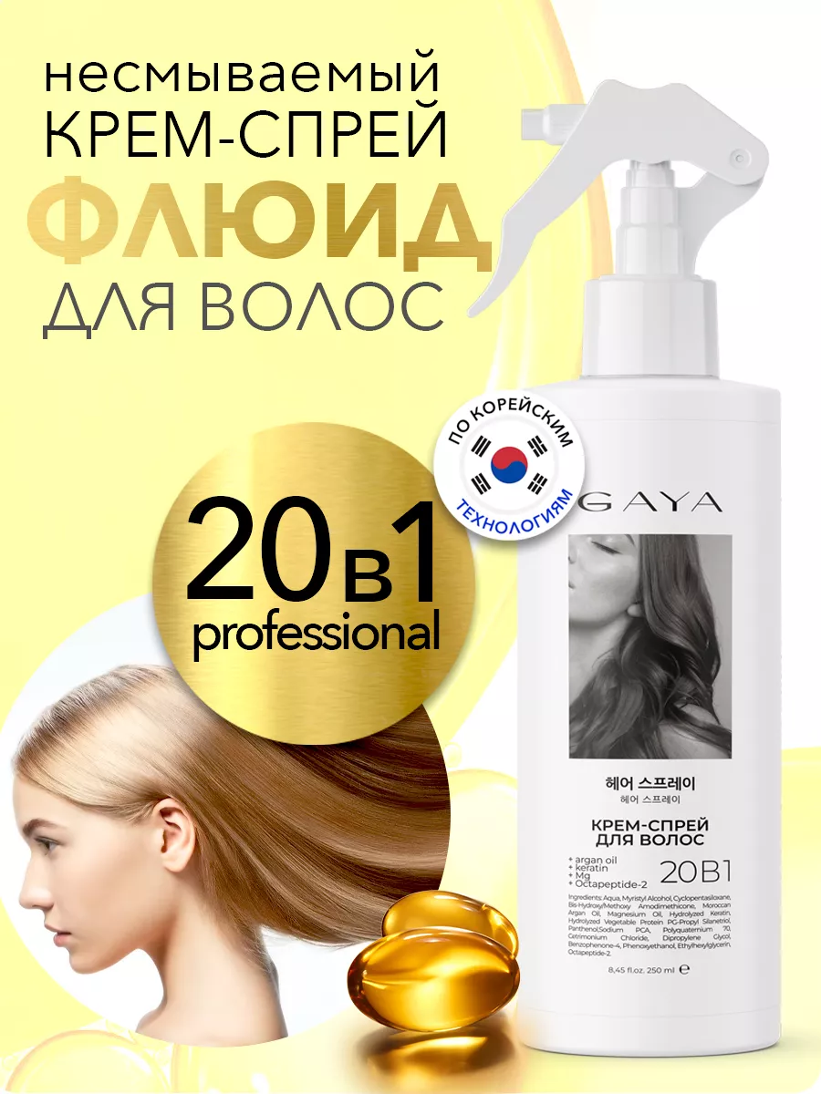 Спрей для волос с термозащитой Косметика корейская GAYA Cosmetics 143037437  купить в интернет-магазине Wildberries