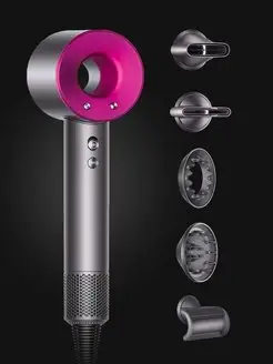 Фен для волос профессиональный мощный с насадками 5 в 1 Super hair dryer 143038378 купить за 2 282 ₽ в интернет-магазине Wildberries