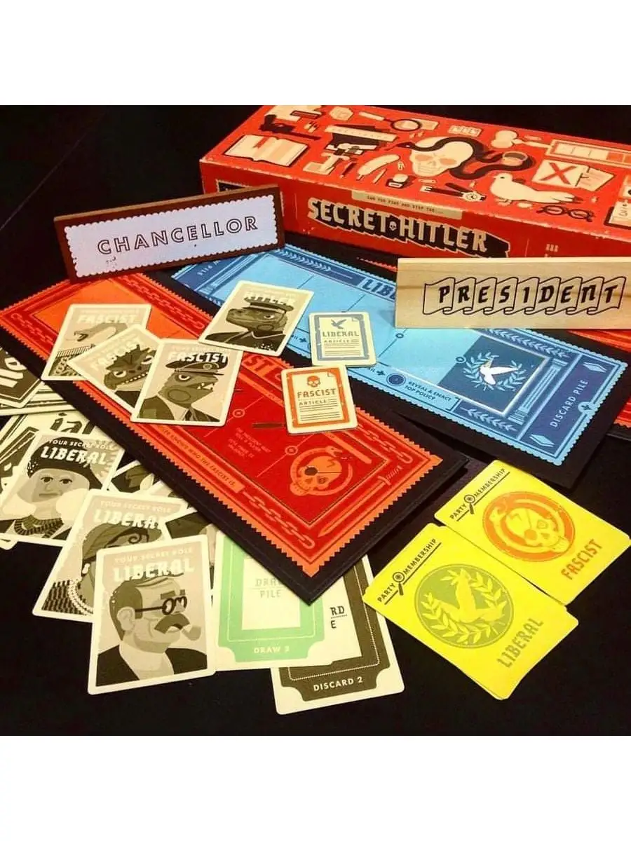 Secret hitler (Тайный гитлер) (English version) Breaking games 143083924  купить за 3 405 ₽ в интернет-магазине Wildberries