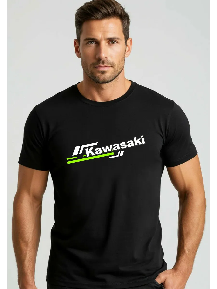 Футболка Kawasaki лого