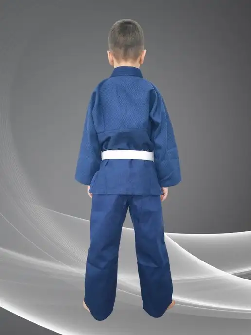 SportSpire Кимоно для дзюдо детское, подростковое, синий, фото 3