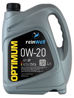 Моторн. масло ReinWell Optimum 0W20 ILSAC GF-6/API SP 4л REINWELL 143241423 купить за 2 583 ₽ в интернет-магазине Wildberries