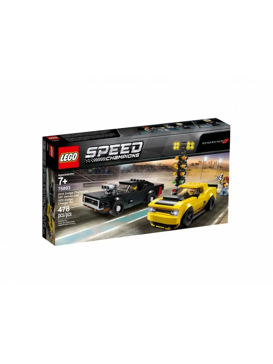 Speed Champions Dodge Challenger Charger LEGO 143250633 7 054 Wildberries