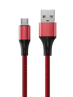 Кабель AM24-F100M USB - Micro USB, красный черный Accesstyle 143271504 купить за 213 ₽ в интернет-магазине Wildberries