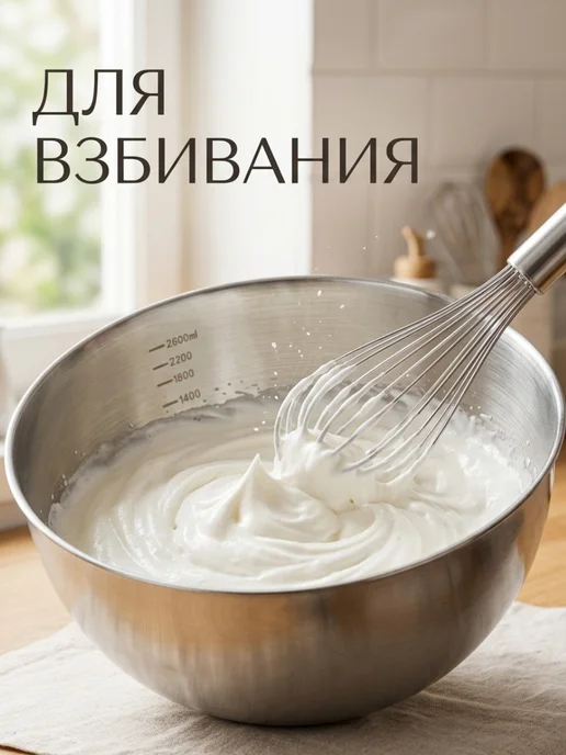 PERFECTO LINEA Миска из нержавеющей стали для взбивания 2,4 л, 2,4 л, фото 2