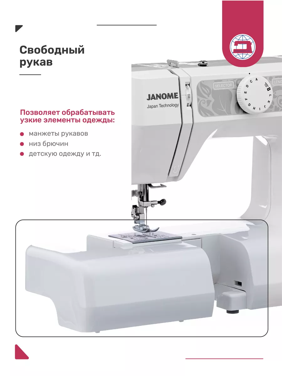 Janome ANNA 143305205 купить за 15 080 ₽ в интернет-магазине Wildberries