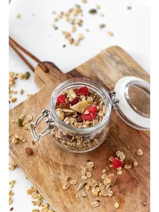 Sweet Breakfast Клубнично-банановая, без сахара,мюсли, готовый завтрак, вариант, фото 2