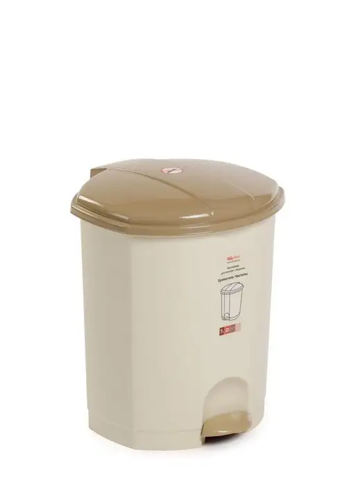 ELF plast Мусорное ведро с внутренним контейнером, черный, фото 8