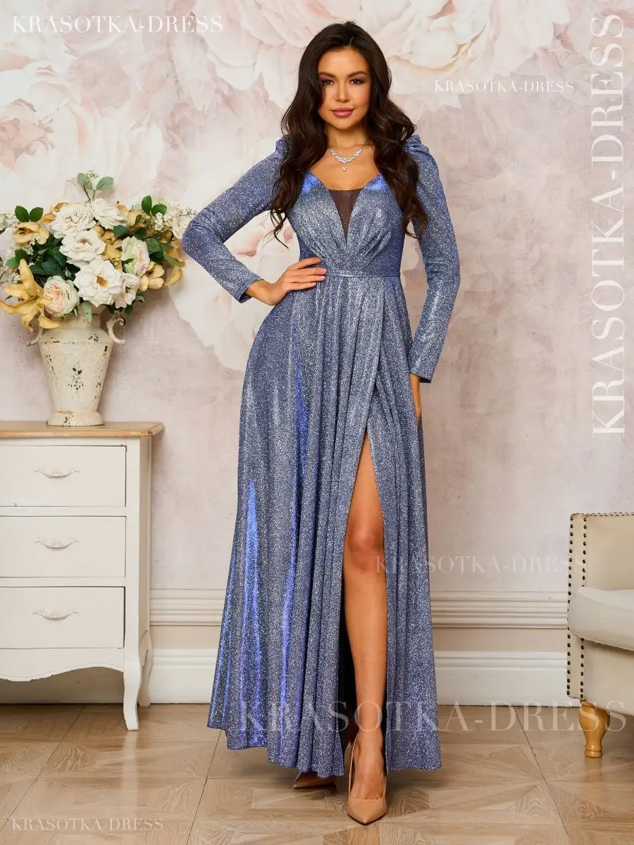 Выпускное платье / Платье на выпускной KRASOTKA-DRESS 143400455 купить за 1  873 ₽ в интернет-магазине Wildberries