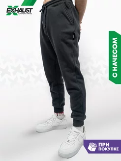 Спортивные штаны джоггеры утепленные с начесом EXHAUST WEAR 143403140 купить за 2 904 ₽ в интернет-магазине Wildberries