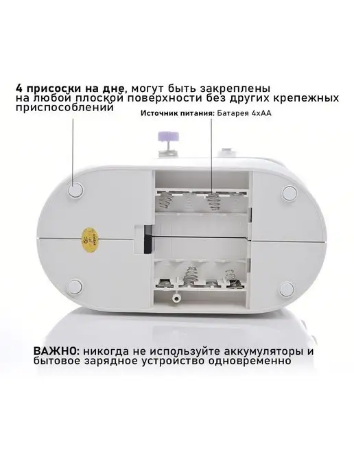 Alisashops Швейная машинка электрическая мини, белый, фото 8