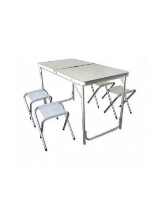 folding table Складной туристический стол и четыре стула 120х60