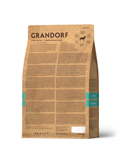 Сухой корм Grandorf' Вида для собак, крупные, средние, мясо, 1 кг, фото 2