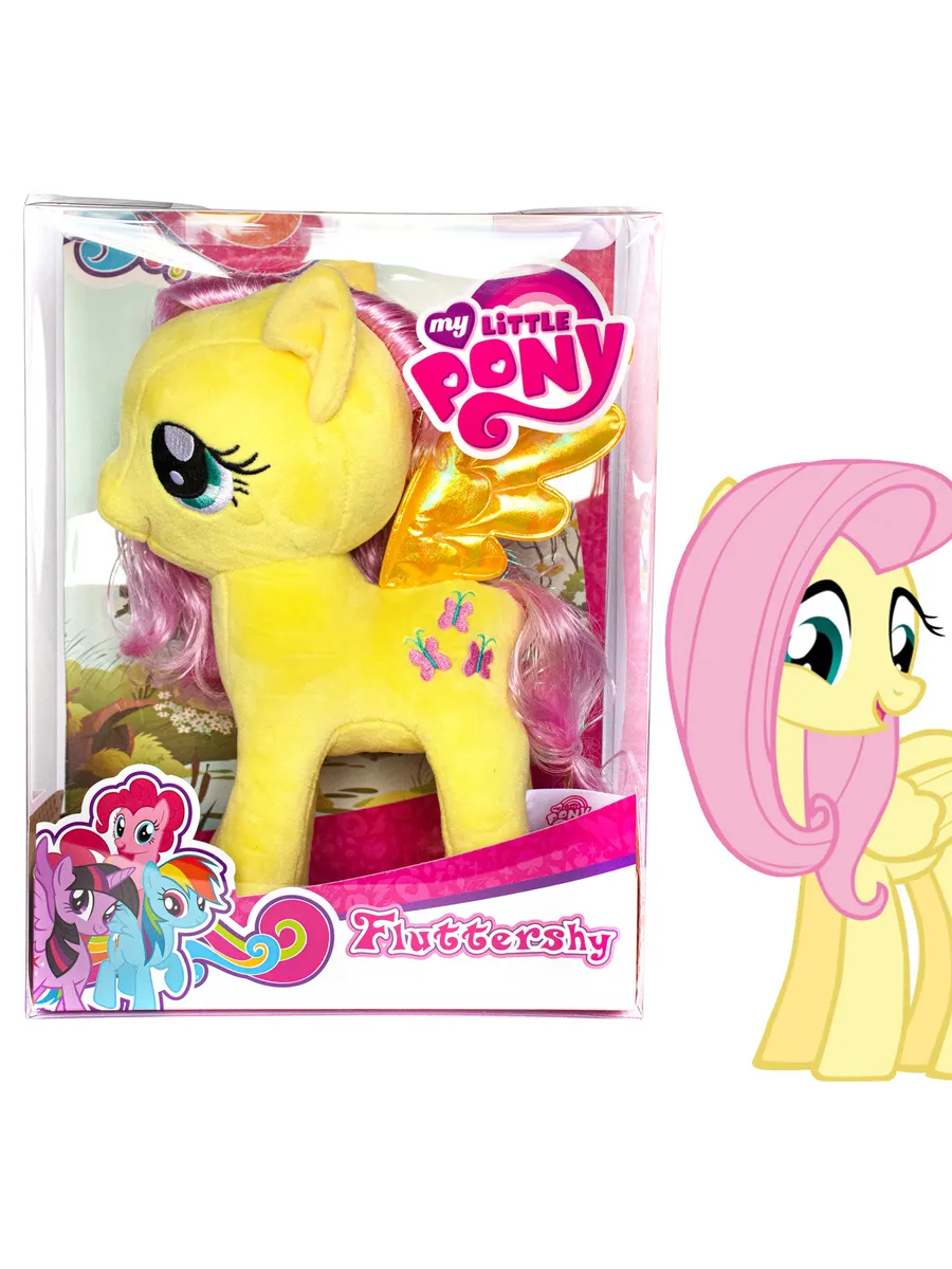 Май Литл Пони Fluttershy 30 см Премиум My Little Pony 143449072 купить в  интернет-магазине Wildberries