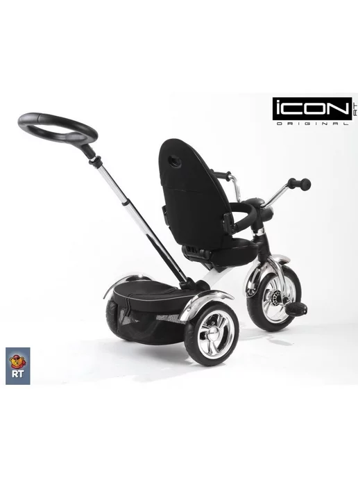 Icon Велосипед детский с ручкой, бежевый, фото 3