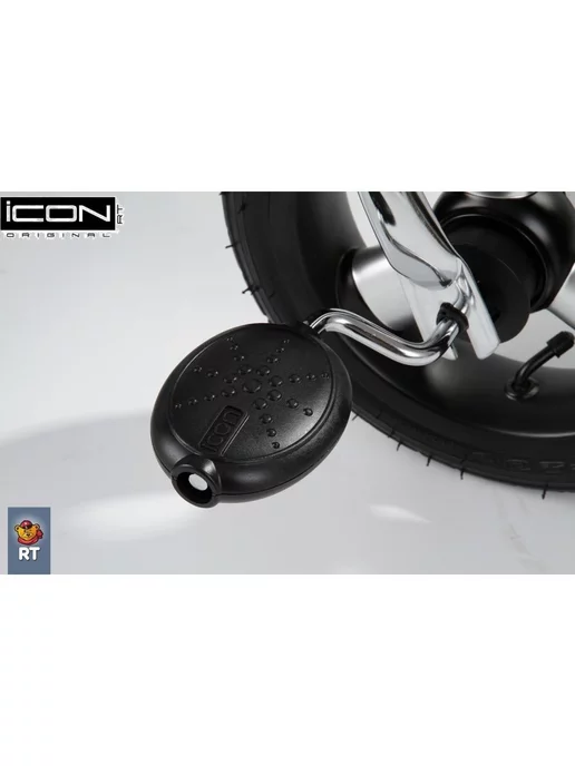 Icon Велосипед детский с ручкой, фиолетовый, фото 5