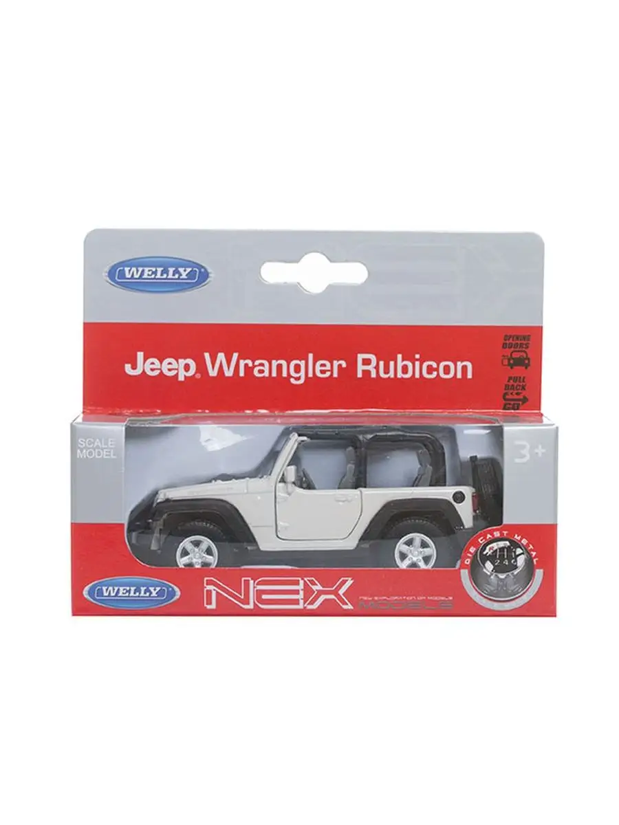 Welly 42371 Велли Модель машины Jeep Wrangler Rubicon Welly 143499064  купить в интернет-магазине Wildberries