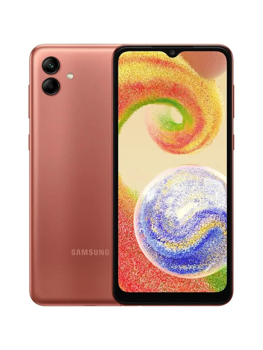 Смартфон Samsung Galaxy A04 4/64GB Cooper Samsung 143519594 купить в  интернет-магазине Wildberries