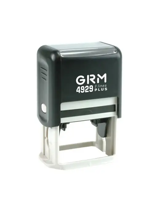 GRM 4929 Плюс. Оснастка для штампа, 50х30 мм, чёрный корпус, 50x30 мм, фото 3