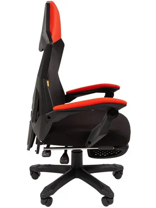 CHAIRMAN Игровое компьютерное кресло 571 с подставкой для ног красное, красный, фото 3