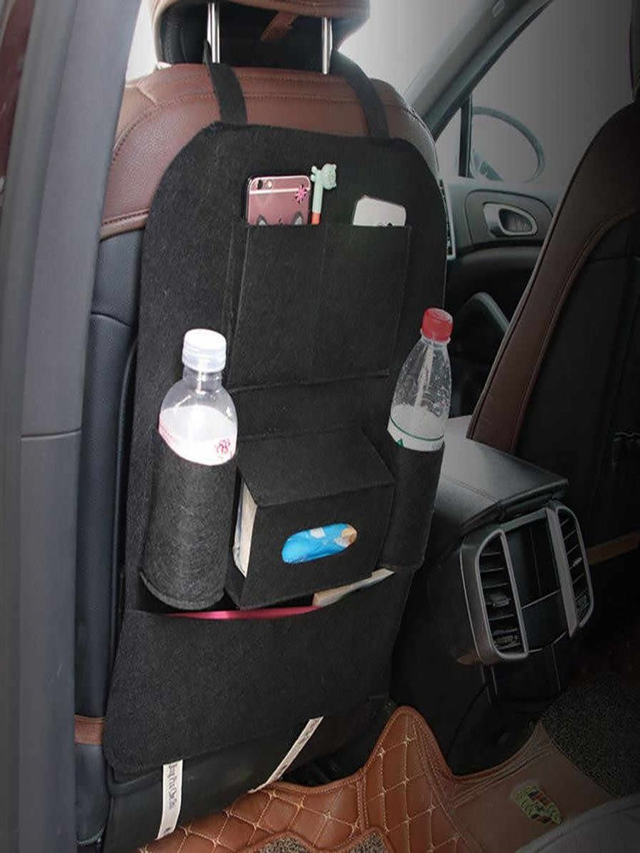 Автомобильный органайзер car backseat Organizer коричневый