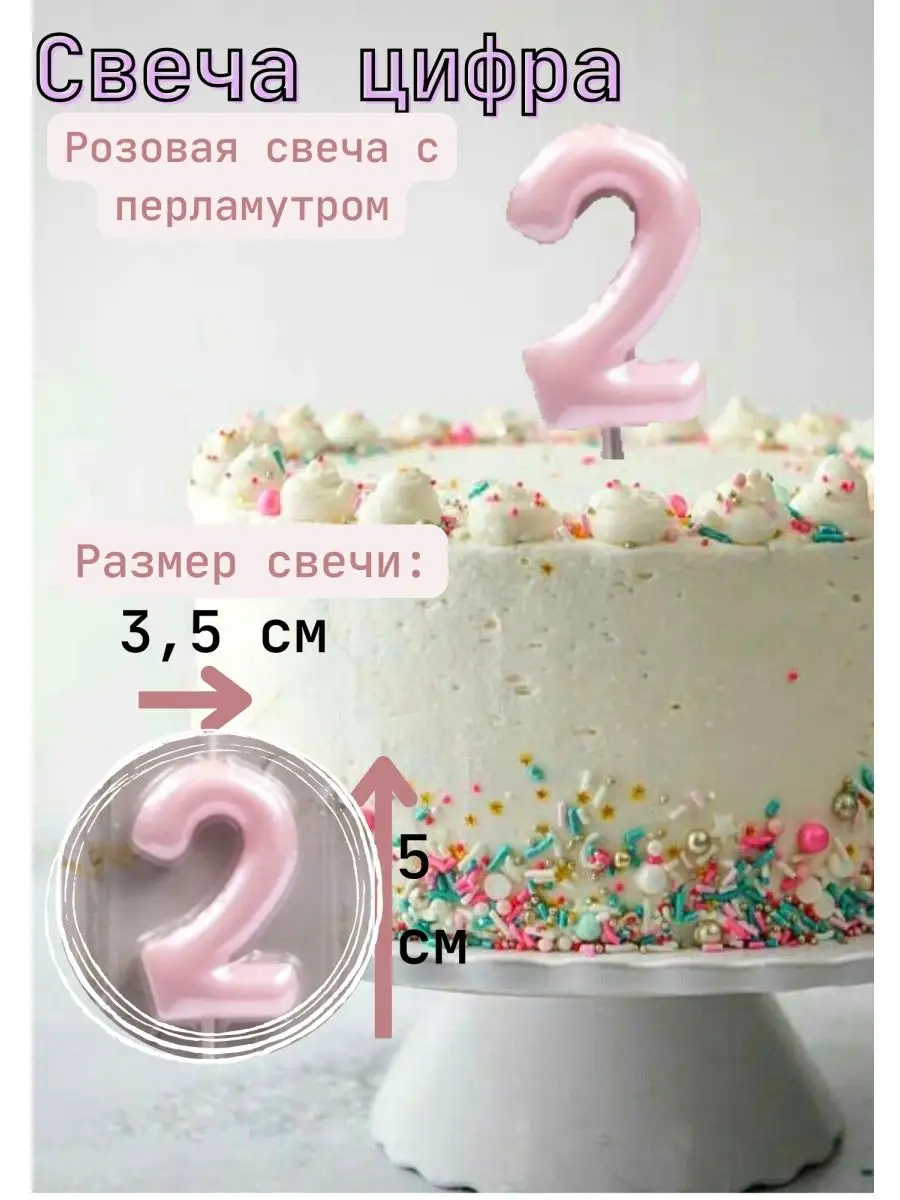 Торт цифра 5 девочке