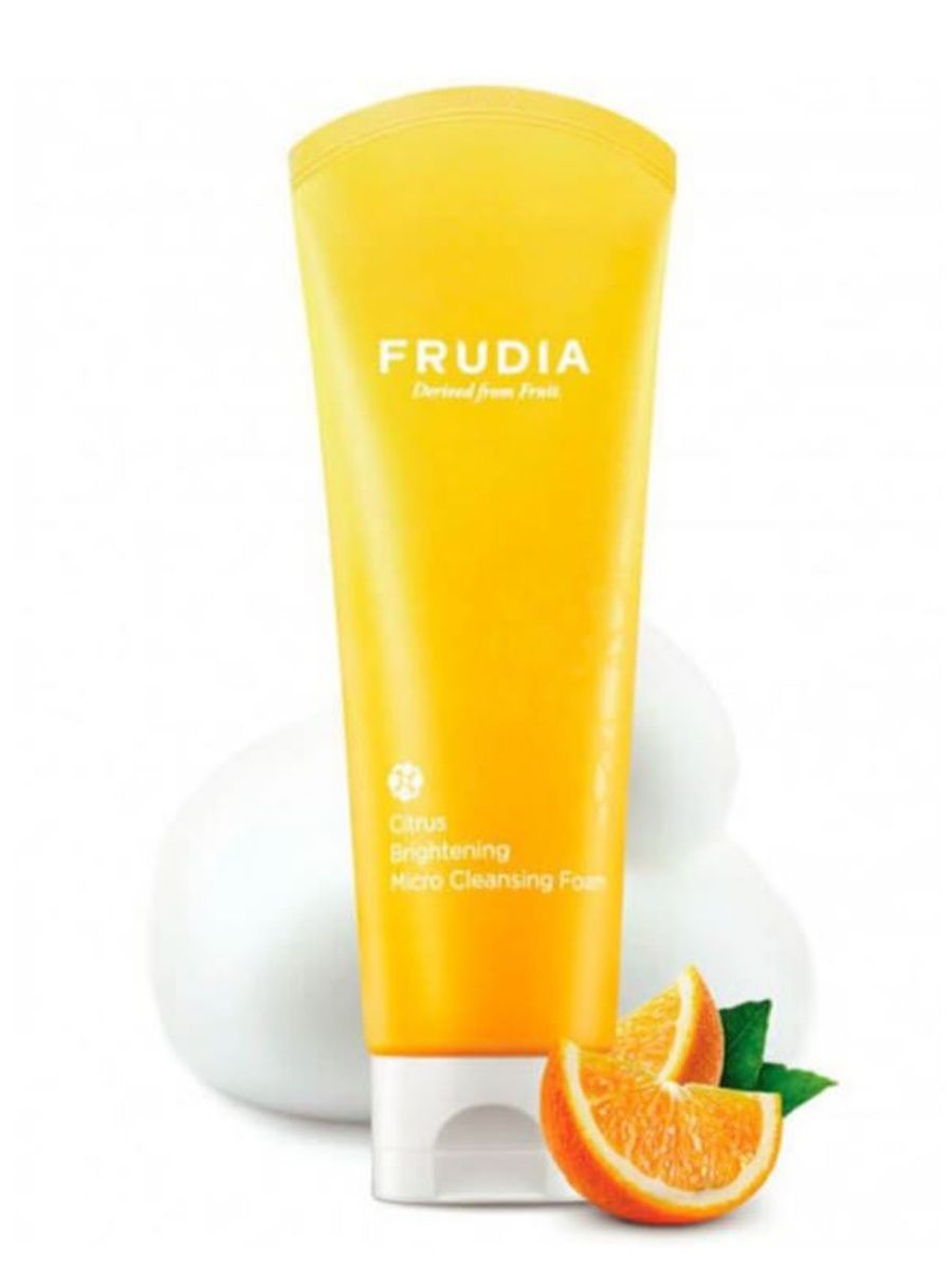 Micro cleanse. Frudia пенка для умывания. Frudia derived from Fruit Citrus Brightening Micro. Микропленка для умывания с цитрусом Frudia. Умывалка с цитрусом.