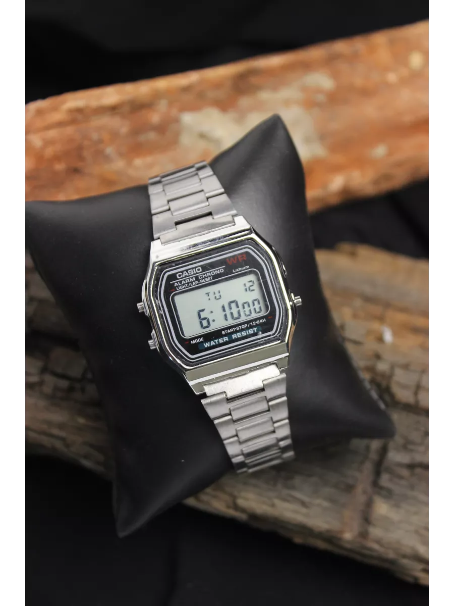 Часы наручные CASIO Alarm chrono Retro Vintage CASIO 143589318 купить за  448 ₽ в интернет-магазине Wildberries