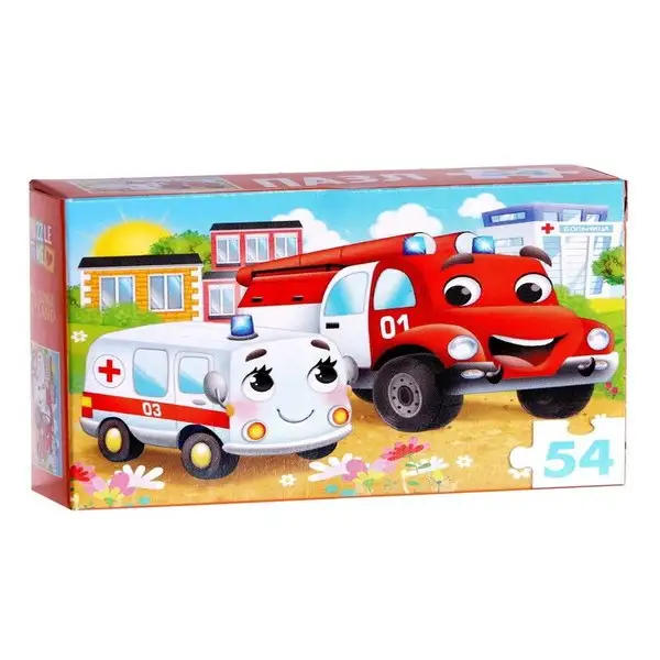 Пазл детский Машинки